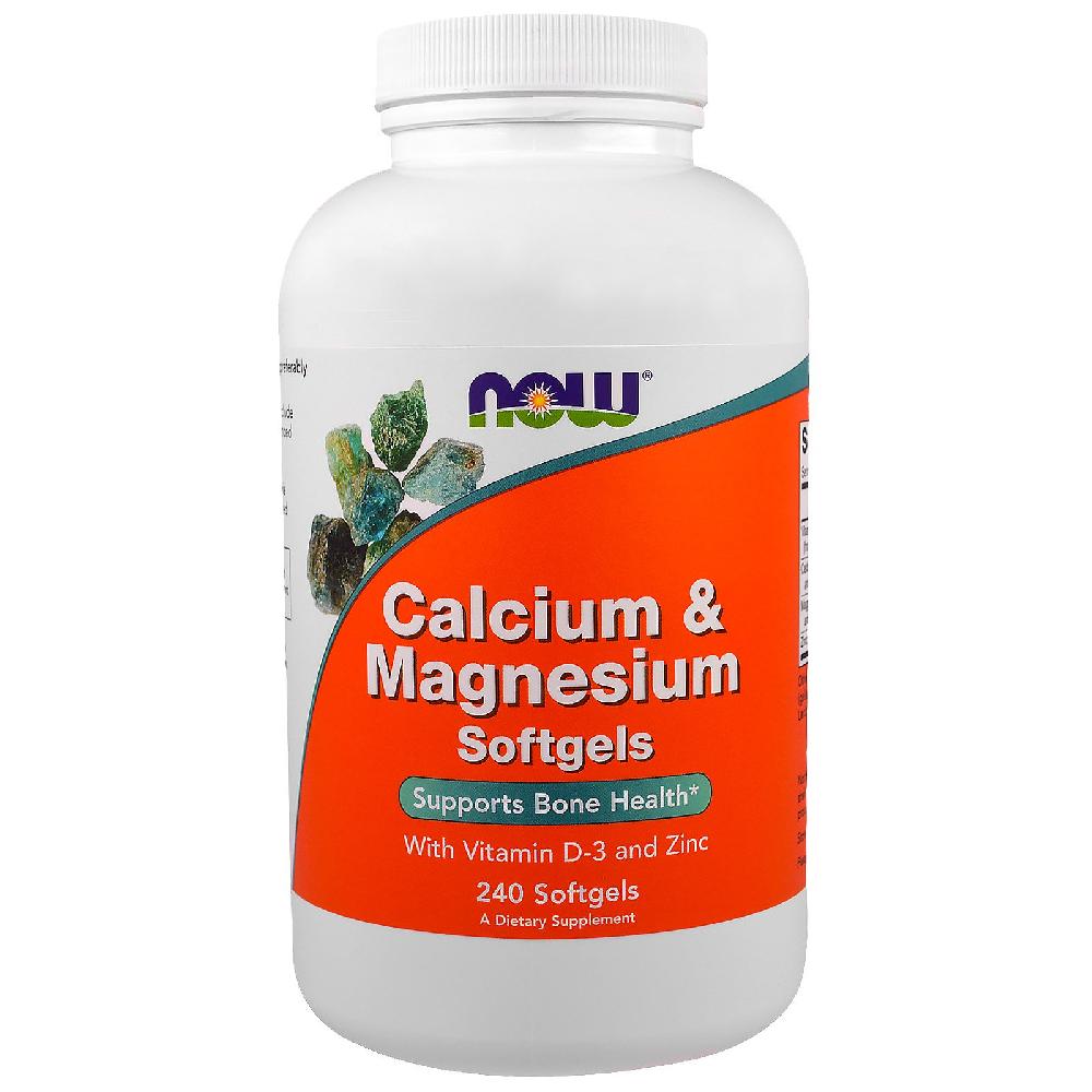 NOW Foods Calcium & Magnesium with Vitamin D & Zinc