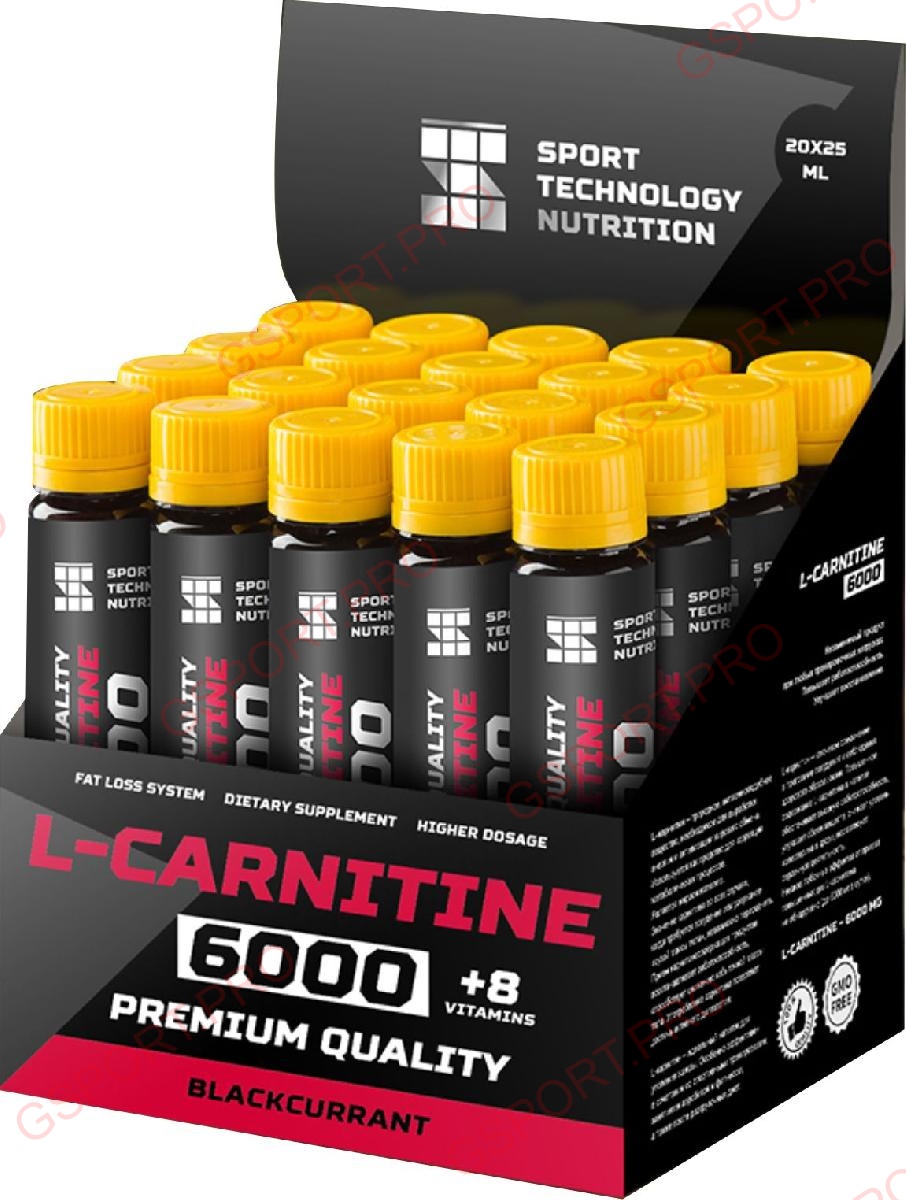 SPORTTECH L-Carnitine 6000 + 8 Vitamins (25ml)