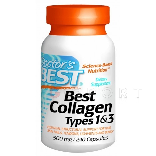Doctor's Best Collagen Types 1 and 3 (500mg)