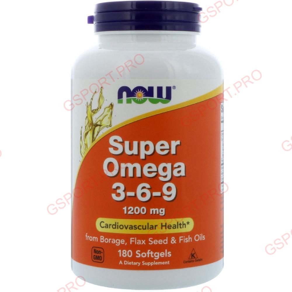 NOW Foods Super Omega 3-6-9 (1200mg)