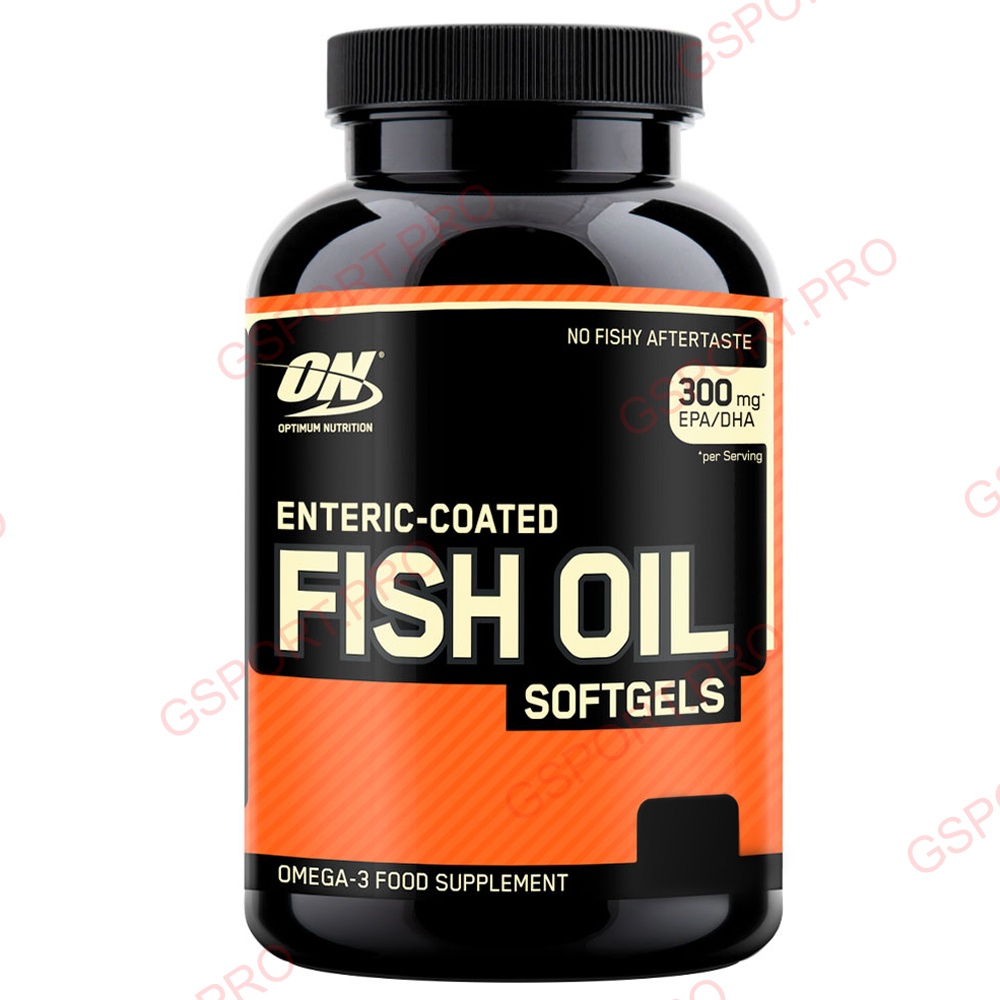 Optimum Nutrition Enteric Coated Fish Oil Softgels (1000mg)